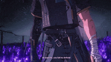 a video game character says " ask yourself this " in a dark room