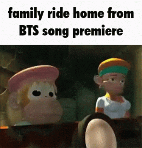Bts Family Ride Home GIF - Bts Family Ride Home Donkey Kong Country GIFs