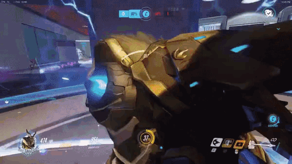 Smash Launches Reinhardt GIF - Plays Tv Plays Tv Gifs Overwatch GIFs