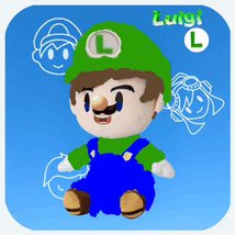 Plush Luigi GIF - Plush Luigi GIFs