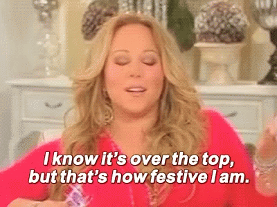 Festive Mariah Carey GIF - Festive Mariah Carey Christmas GIFs