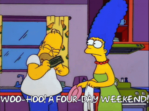 Homer Simpson GIF - Homer Simpson 4dayweekend GIFs
