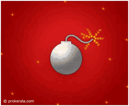 a red background with a yellow and white star and the website prokerala.com