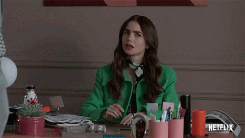 What Lily Collins GIF - What Lily Collins Emily Cooper GIFs