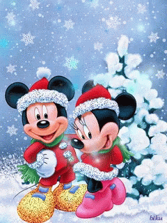 Christmas Mickey Mouse GIF
