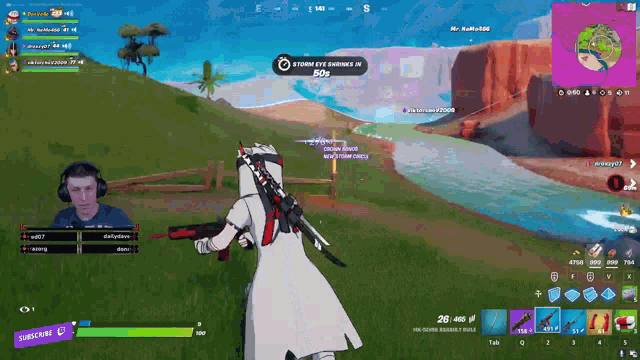 a screenshot of a video game with a person holding a gun and a purple banner that says twitch prime
