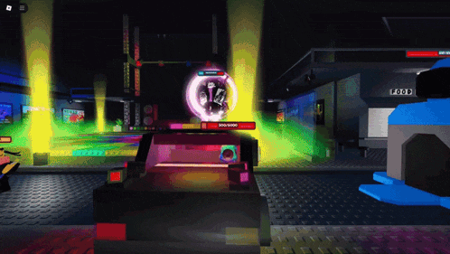 a screenshot of a video game with the word food on the bottom