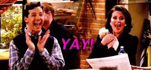 Tv Shows Yay GIF - Tv Shows Yay Will And Grace GIFs