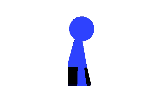 a blue stick figure with the word nah on the bottom