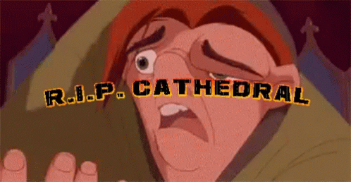 Notre Dame Cathedral Hunchback Of Notre Dame Fire GIF