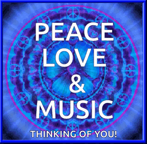 Peace Love GIF - Peace Love Music GIFs