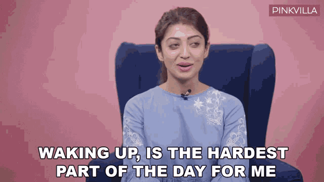 Waking Up Is The Hardest Part Of The Day For Me Pranitha Subhash GIF - Waking Up Is The Hardest Part Of The Day For Me Pranitha Subhash Pinkvilla GIFs
