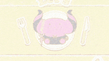 a cartoon monster with horns and the words let 's cooking on the bottom