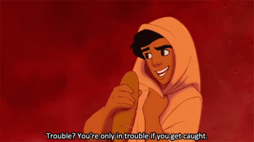Trouble? GIF - Aladdin Get Caught Trouble GIFs