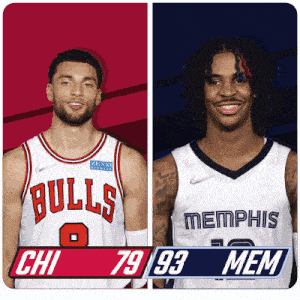 two basketball players from the bulls and memphis