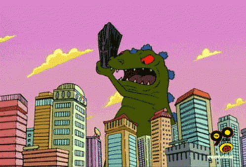 Angry Monster Destroying City GIF - Angry Monster Destroying City Stop It GIFs