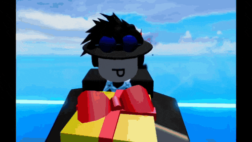 a cartoon character with the letter p on his face