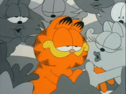 Garfield Kiss GIF - Garfield Kiss Lipstick Kiss GIFs