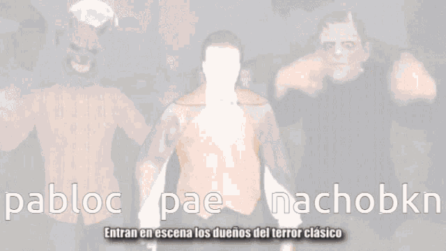 pabloc pae nachobkin enteran en ecena los dueños del terror clasico