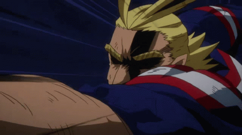 All Might All For One GIF - All Might All For One One For All GIFs