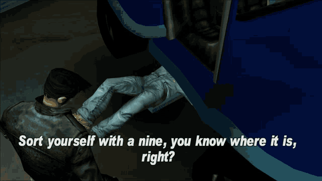 a screenshot of a video game asking the player to sort themselves with a nine