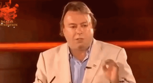 Christopher Hitchens Atheist GIF - Christopher Hitchens Atheist God GIFs