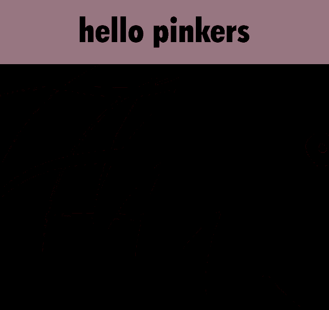 a picture of a city with the words hello pinkers