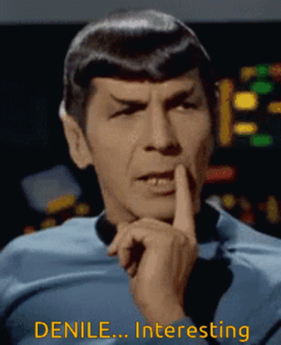 Spock Denile GIF - Spock Denile Interesting GIFs