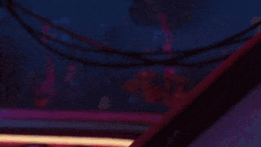 a 3d anime girl with purple hair and ears is wearing a sweater and choker .