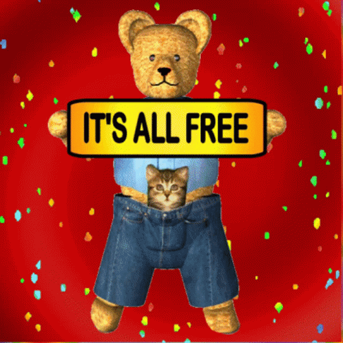 Its All Free For Nothing GIF - Its All Free For Nothing No Charge GIFs