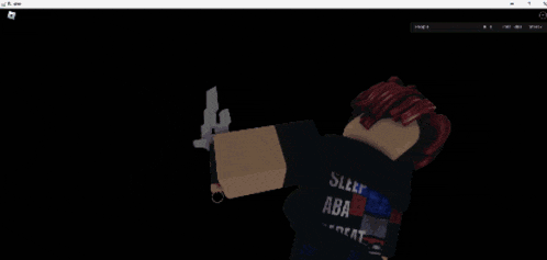 a computer screen shows a person wearing a shirt that says " slayer aba "