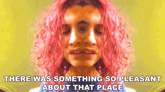 There Was Something So Pleasant About That Place Alessia Cara GIF - There Was Something So Pleasant About That Place Alessia Cara Crazy Song GIFs