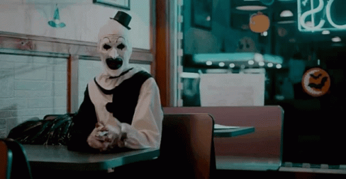 Clown Scary Clown GIF - Clown Scary Clown Sitting Pretty GIFs