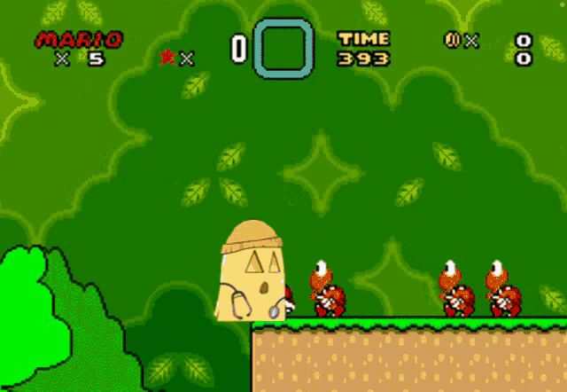 a screenshot of a video game called mario x5