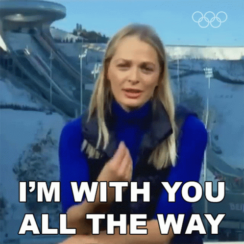 Im With You All The Way Ash Tulloch GIF - Im With You All The Way Ash Tulloch Olympics GIFs