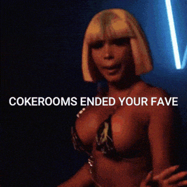 a group of women are dancing with the words cokerooms ended your fave