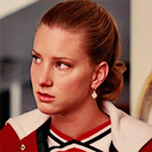 Glee Brittany Pierce GIF - Glee Brittany Pierce Confused GIFs