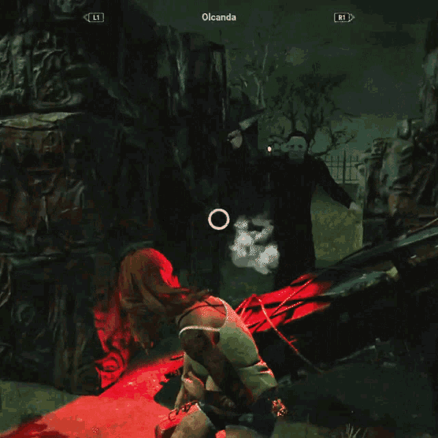 a screenshot of a video game with the name olcanda on the bottom right