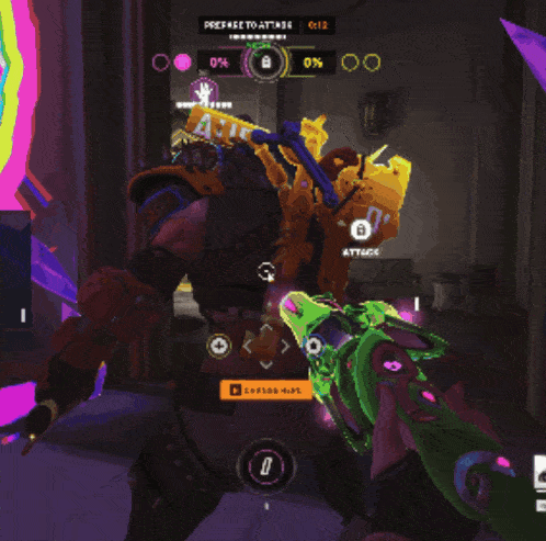 a screenshot of a video game that says prepare to attack on the top