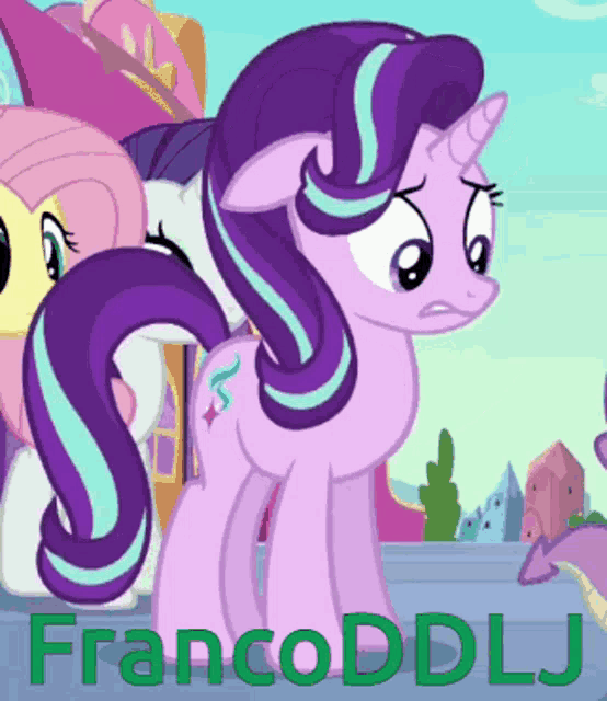 a picture of a pony with the name francoddllj