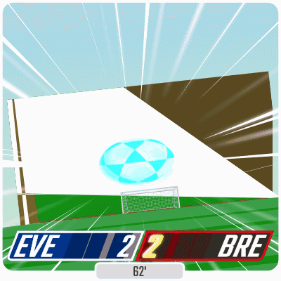 Everton F.C. (2) Vs. Brentford F.C. (2) Second Half GIF - Soccer Epl English Premier League GIFs