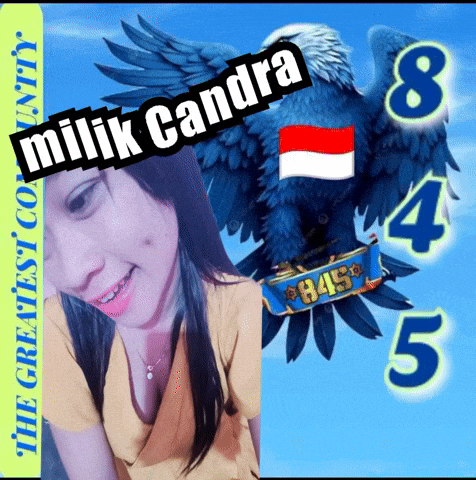 a picture of a woman with the name milik candra on top