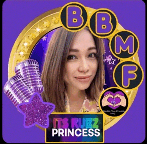 a picture of a woman with the words " its rubz princess " in the corner