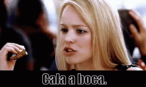 Cala A Boca / Meninas Malvadas / Regina George GIF - Regina George Mean Girls Shut Up GIFs