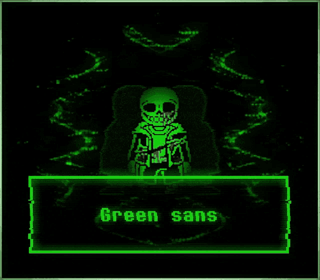 Green Sans Green Sans Undertale GIF - Green Sans Green Sans Undertale Green GIFs