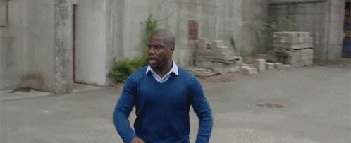 Get Out Of There GIF - Central Intelligence Kevin Hart Calvin Joyner GIFs