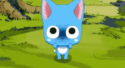 Fairy Tail Happy GIF - Fairy Tail Happy She Loves You GIFs