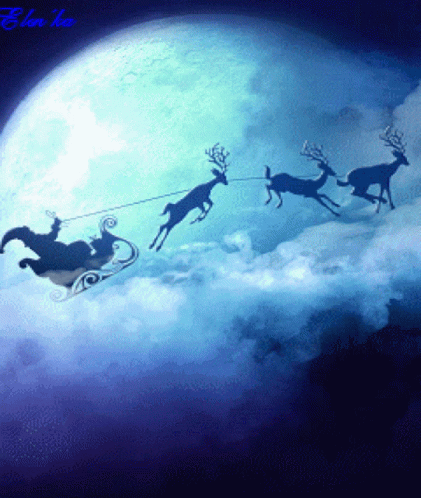 Running Reindeer GIF - Running Reindeer Santa GIFs