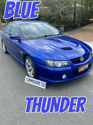 Commodore Ssz Holden GIF - Commodore Ssz Holden Blue Thunder GIFs