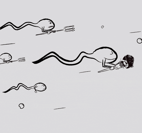 a black and white drawing of a snake holding a fork